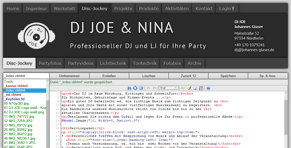 archiv.johannes-glaser.de - Produkte - ContentManagementSystem - 10